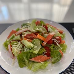 A picture of Easy Menu Clean#7 Crab Stick Salad.