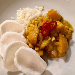 A picture of Autumn Squash Curry.