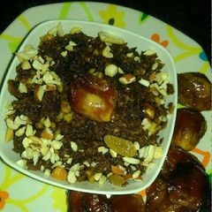 A picture of Dry fruit jeera paak.