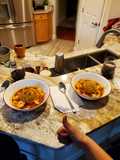 Mofongo con Camarones en Salsa a la Criolla