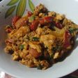 Semur sosis orak arik telur tofu