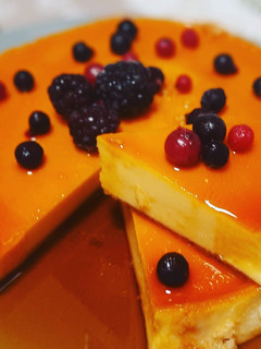 Una foto de Flan de queso🥚🥛🧀🍯😋