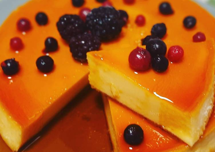 Flan de queso🥚🥛🧀🍯😋