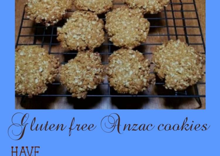 Gluten free Anzac cookies Gluten free Anzac cookies