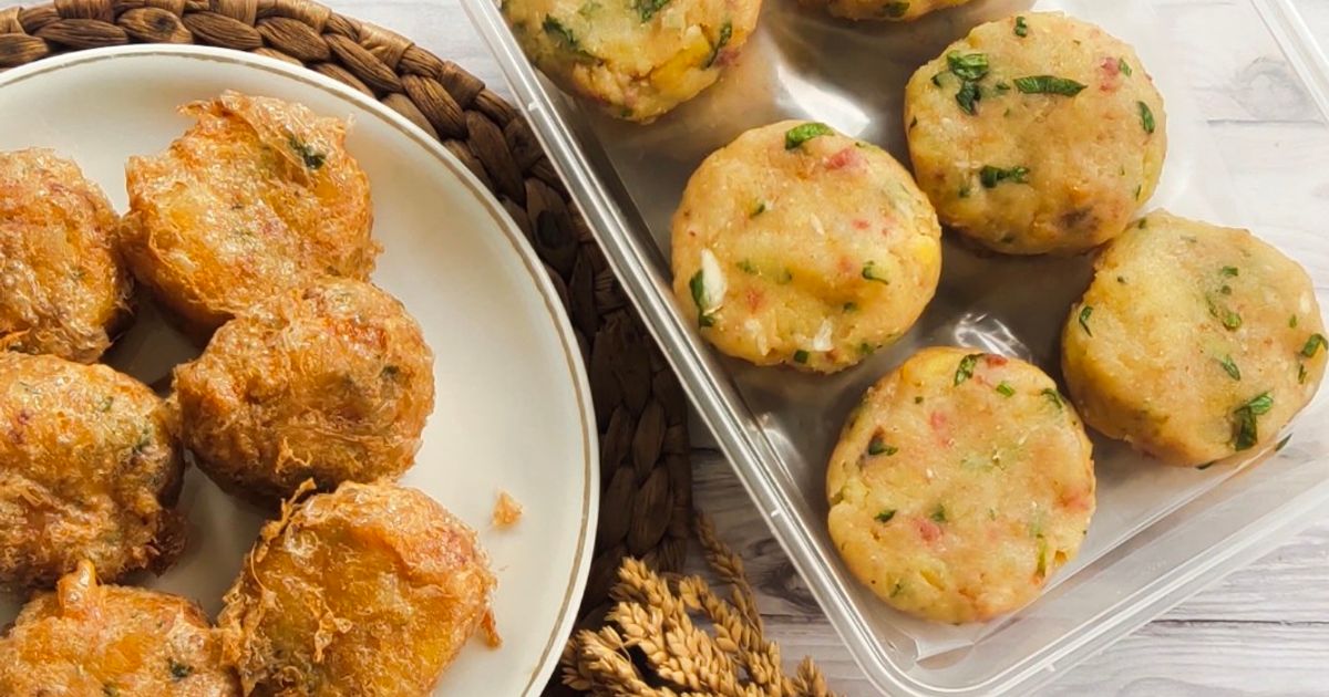 Perkedel Kentang Kornet (bisa frozen)