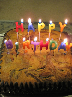 A picture of Choco-Vanilla Buttermilk Cake.