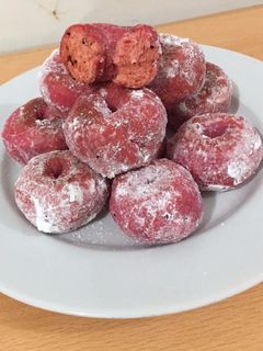 Foto resep Donat buah naga