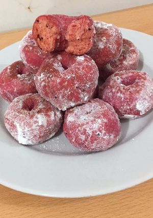 Foto resep Donat buah naga