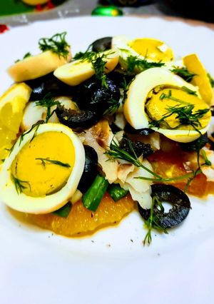 O poză a rețetei Salată de portocală cu păstrăv!.