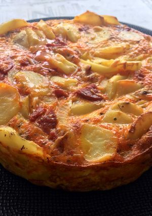 Une photo de Tortilla au chorizo