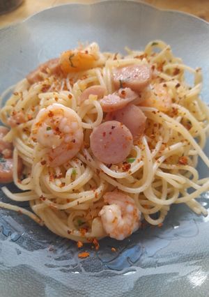 Foto resep Spaghetti Aglio Olio