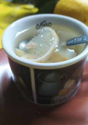 Una foto de Té de limón