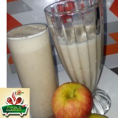 A picture of Apple banana smoothie.