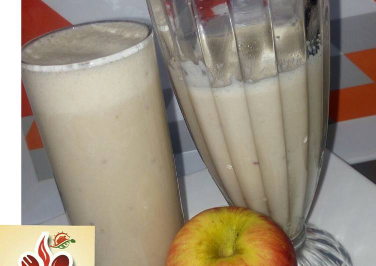 Step-by-Step Guide to Make Speedy Apple banana smoothie