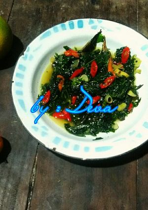Foto resep 16. Tumis Terasi Daun Singkong Deva #BikinRamadhanBerkesan