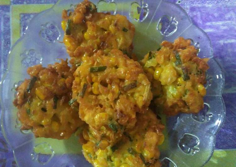 Langkah Mudah untuk Membuat Pelas/dadar jagung ala chabhymom, Enak