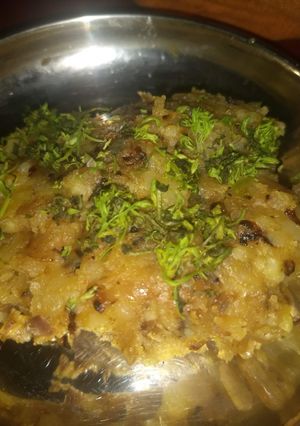 A picture of Aloo Ka Chokha.