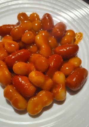 Une photo de Tteokbokki aux saucisses cocktail