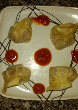 A picture of Chicken Momo.