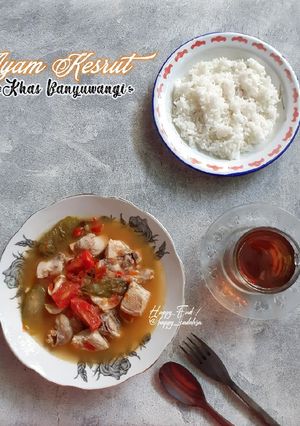 Foto resep Ayam Kesrut khas Banyuwangi / Ayam Uyah Asem