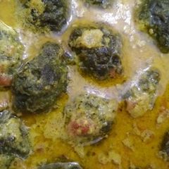 A picture of Palak ka kofta.