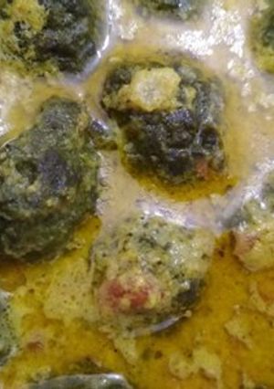 A picture of Palak ka kofta.