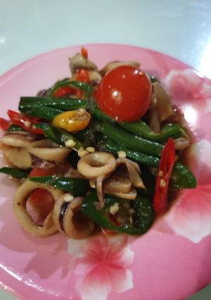 Foto resep Cumi Cabe Hijau ala Tin