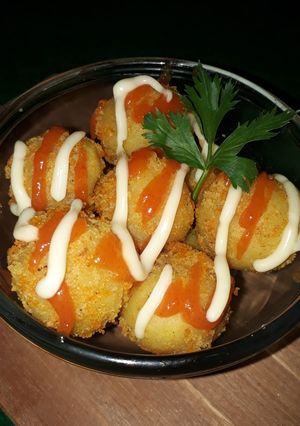 Foto resep Potato ball (isi keju)