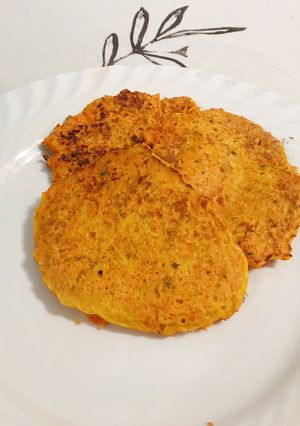 Una foto de Hot cakes de verduras súper sanos 🥕
