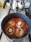 Turnip stuffed with meat
