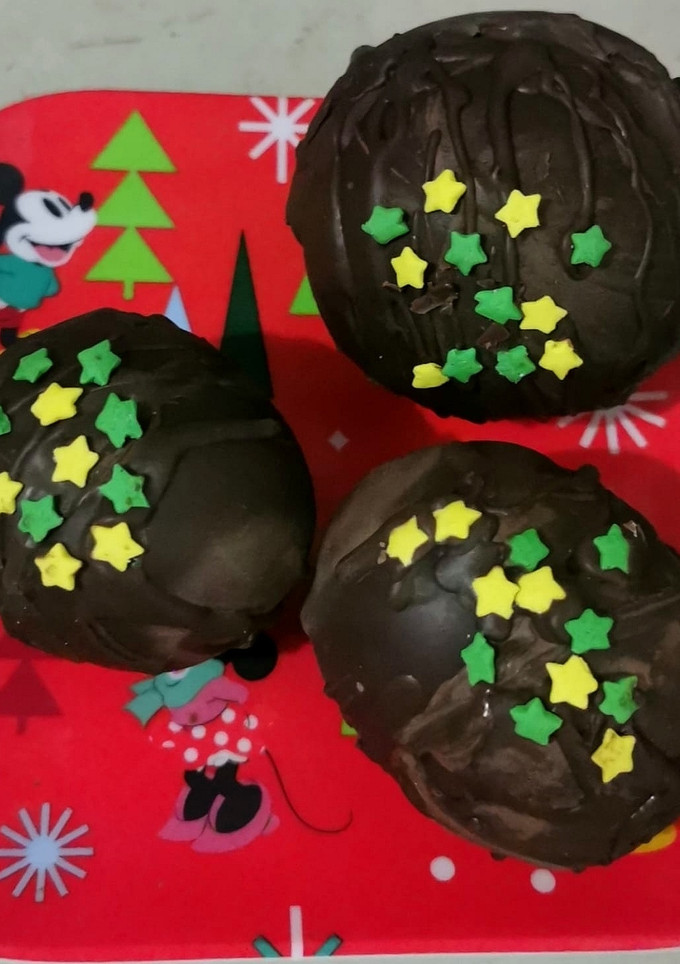 Una foto de Chocobombas con molde casero