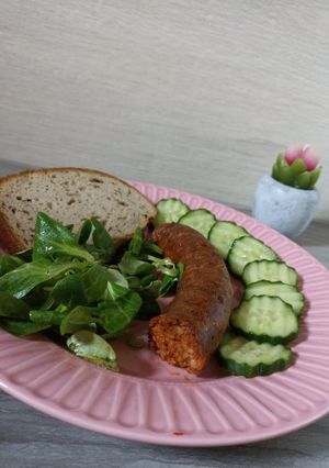 Sült kolbász recept fotója