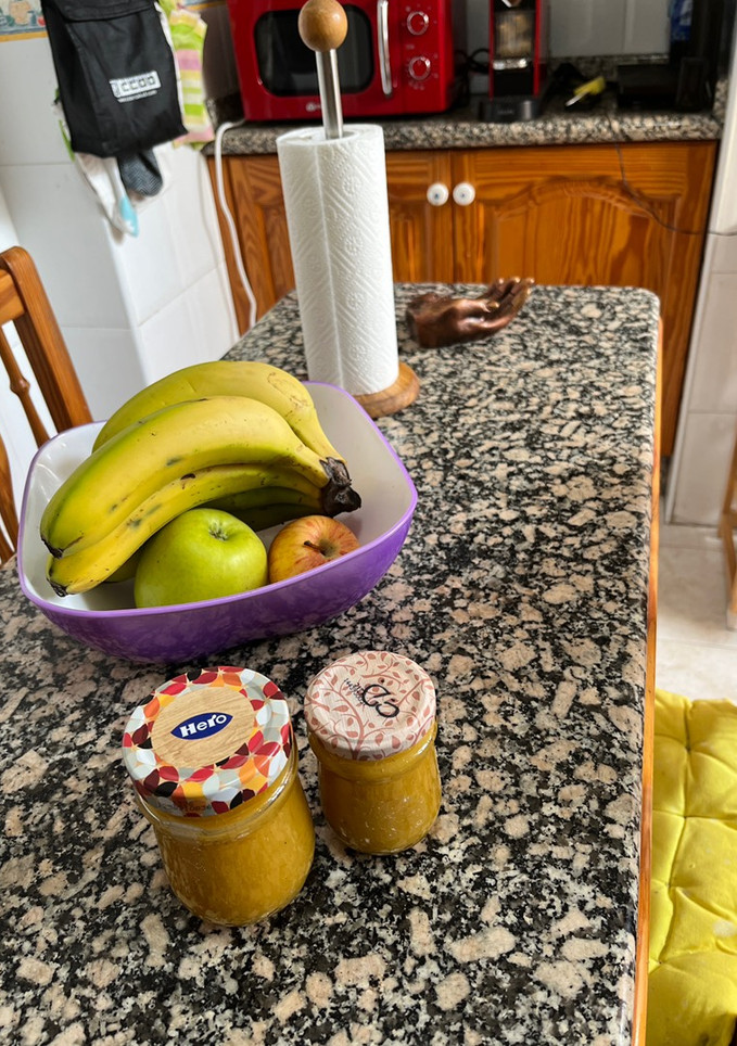 Una foto de Mermelada de ciruelas amarillas y manga