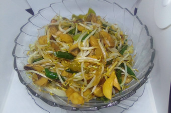 Resep Tumis jamur kancing tauge cabe hijau jambal roti Murah