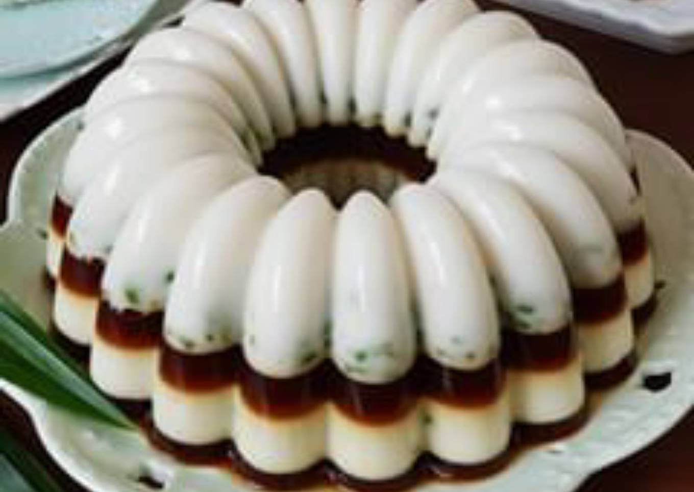 Puding cendol gula merah