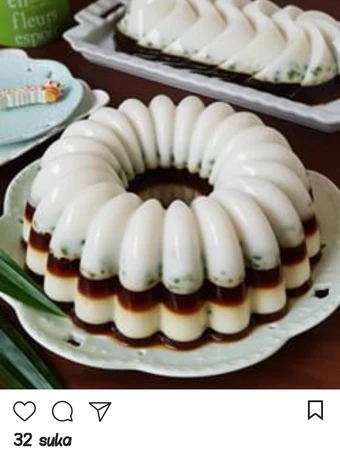 Langkah Mudah untuk Menyiapkan Resep Puding cendol gula merah yang Bisa Manjain Lidah Anti Ribet, Menggugah Selera