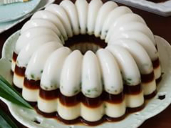 Langkah Mudah untuk Menyiapkan Resep Puding cendol gula merah yang Bisa Manjain Lidah Anti Ribet, Menggugah Selera