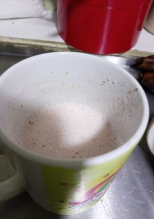 Una foto de Sorbete de fresa