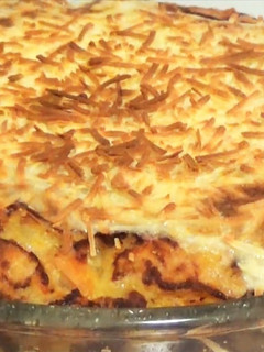 Una foto de Tortilla de patatas gratinada