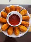 Leftover poha cutlets