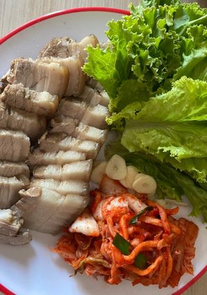 รูปของ หมูสามชั้นต้ม(โพซัม)