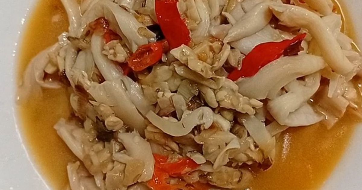 Tumis jamur tiram tempe