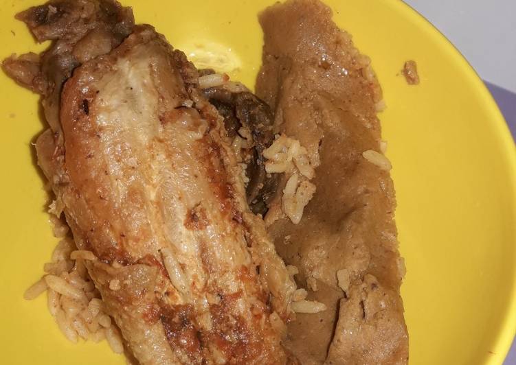 Steps to Make Quick Moi Moi and Fried Turkey