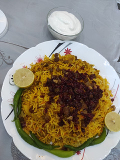 عکسی از دستور عدس پلو با گوشت