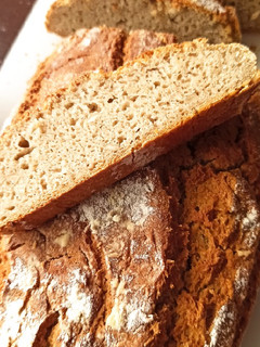 Una foto de Pan de espelta con maíz y castañas
