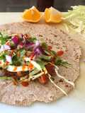 Easy Vegetarian Unfolded Burrito