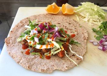 How to Recipe Appetizing Easy Vegetarian Unfolded Burrito
