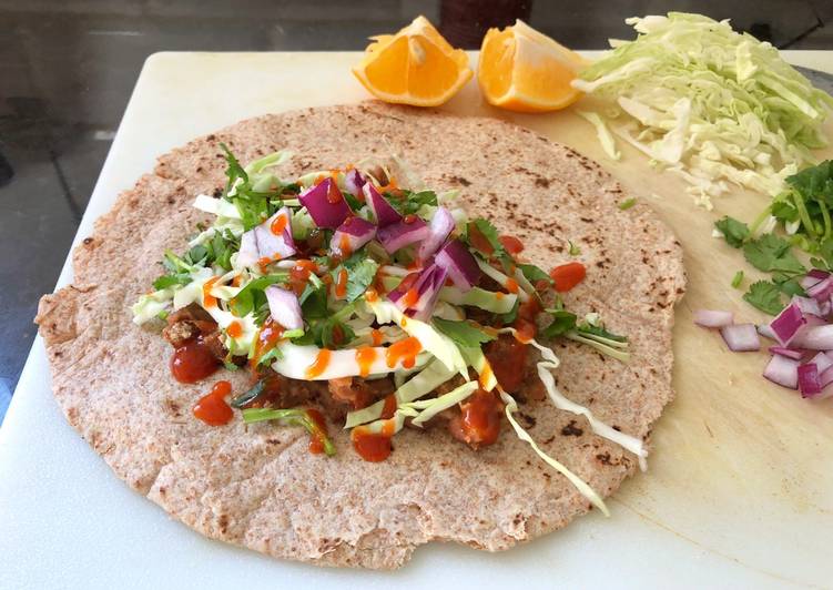 Easy Vegetarian Unfolded Burrito Easy Vegetarian Unfolded Burrito