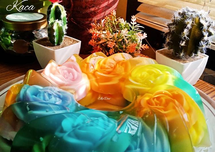 Langkah Mudah untuk Membuat Puding Mawar Kaca Anti Gagal