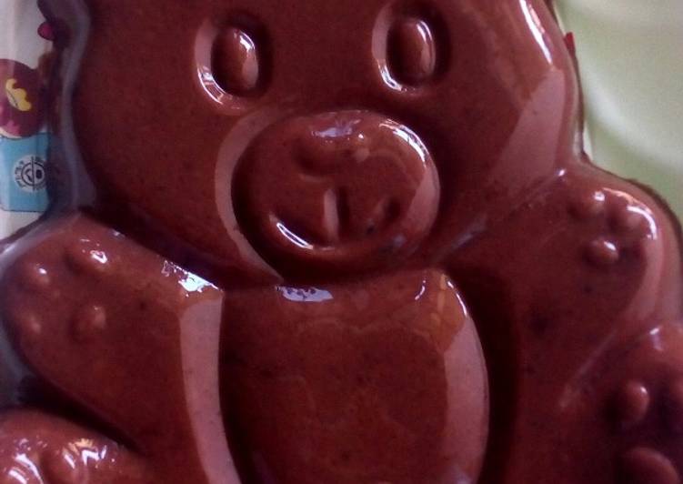 Puding nutrijell coklat